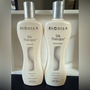 Biosilk Silk Therapy shampoo and conditioner